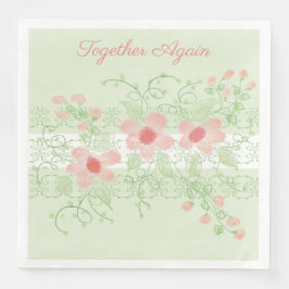 Servilleta De Papel De Cena Verde pastel suave