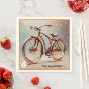 Servilleta De Papel De Cena "Vibes de época"