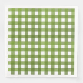 Servilleta De Papel De Cena Vichy Vert