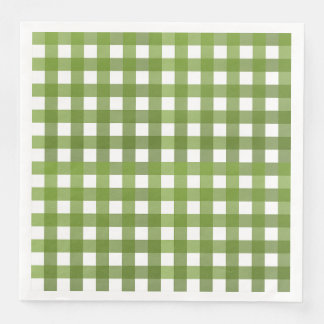 Servilleta De Papel De Cena Vichy Vert