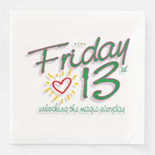 Servilleta De Papel De Cena Viernes 13
