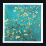 Servilleta De Papel De Cena Vincent Van Gogh Blossoming Almond Tree Floral Art<br><div class="desc">Vincent Van Gogh Blossoming Almond Tree Vintage Floral Art Blossoming Almond Tree es un cuadro de 1890 del artista holandés post-impresionista Vincent van Gogh. Almond Blossoms es un grupo de varios cuadros de 1888 y 1890 de Vincent van Gogh en Arles y Saint-Rémy, al sur de Francia, de almendros florecientes....</div>