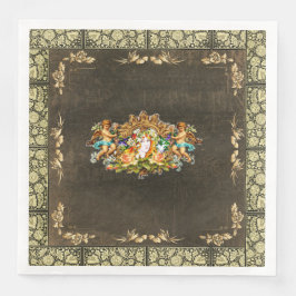 Servilleta De Papel De Cena Vintage 114