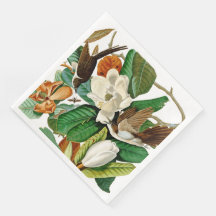 Vintage Humming Bird Flor Decoupage