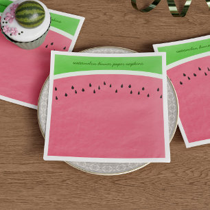 Servilleta De Papel De Cena Watermelon Summer BBQ Fiesta Papel