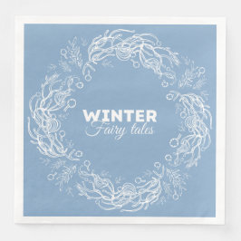 Servilleta De Papel De Cena Winter Holidays Fairy Tales.