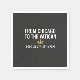 Servilleta De Papel De Chicago Al Vaticano, Leo 267