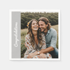 Servilleta de papel de compromiso personalizada co