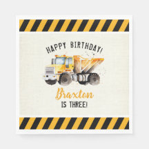 Servilleta de papel de cumpleaños para zona de con