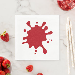 Servilleta de papel de diseño de salpicaduras pers