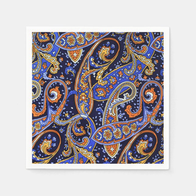 Servilleta de papel de diseño elegante y moderno (Anverso)