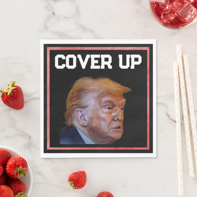 Servilleta de Papel de Encubrimiento de Trump (In situ)