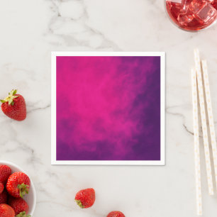 Servilleta de Papel de Humo Rosa Neon – Personaliz