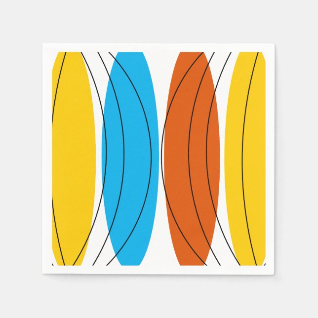 servilleta de papel de la banda de globo (Anverso)