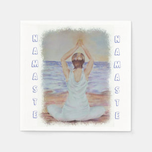 SERVILLETA DE PAPEL DE LA YOGA SERVILLETAS DE PAPEL POR FAVOR EL