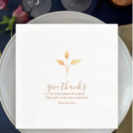 Servilleta De Papel Dé las gracias por el Día de Acción de Gracias de 