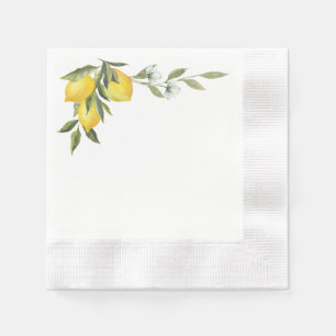 Servilleta de papel de limón