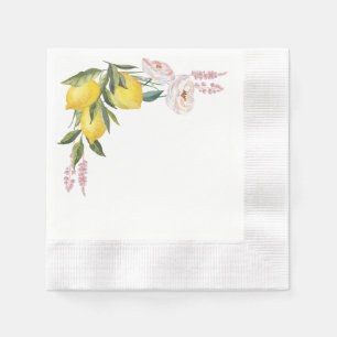 Servilleta de papel de limón