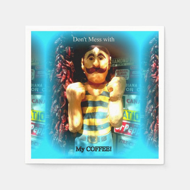 servilleta de papel de los amantes del café (Anverso)