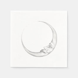 Servilleta de papel de luna creciente
