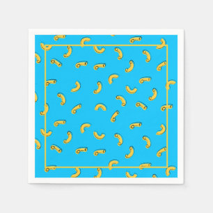 Servilleta de papel de macarrones con queso
