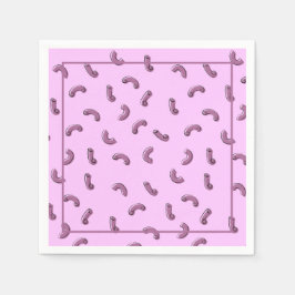 Servilleta de papel de macarrones con queso