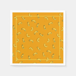 Servilleta de papel de macarrones con queso