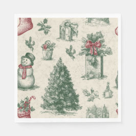 Servilleta de papel de Navidad