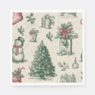 Servilleta de papel de Navidad