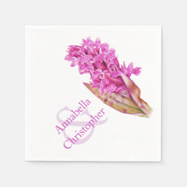 servilleta de papel de papel de color de la orquíd