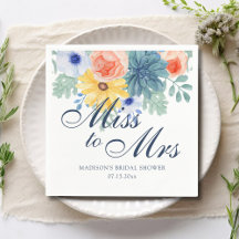 De Soltera a Señora Ducha de Novia Macaroon Floral