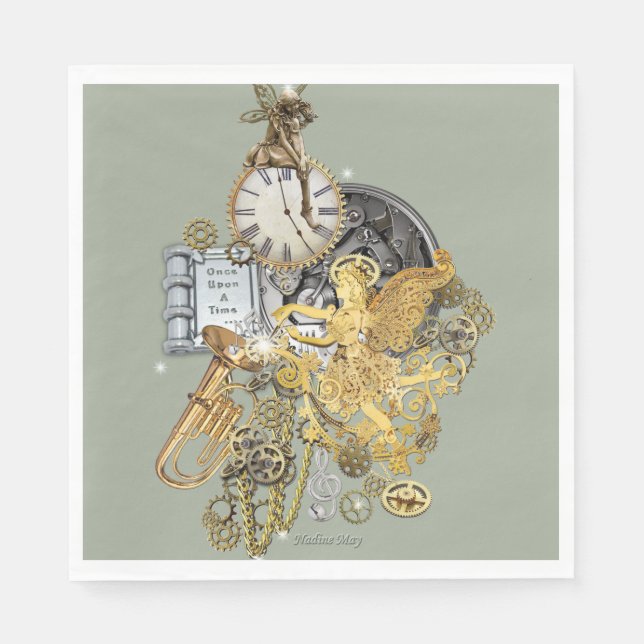 Servilleta De Papel De una vez por una (Anverso)