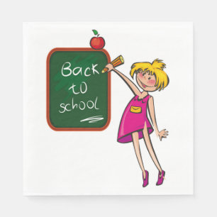 SERVILLETA DE PAPEL DE VUELTA A LA ESCUELA