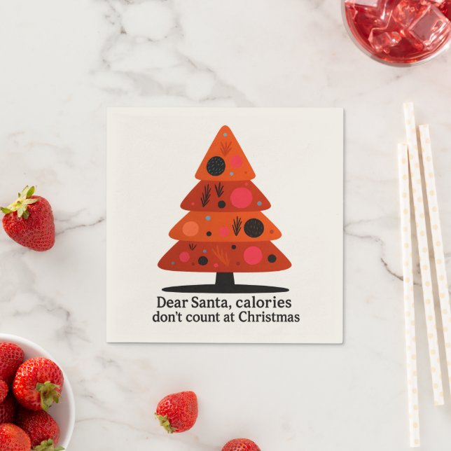 Servilleta De Papel 🎄 Dear Santa… We Have a Deal! 🍪✨ (In situ)