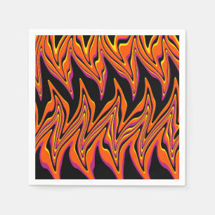 Servilleta De Papel Debilitado en negro, rosa, Naranja y amarillo