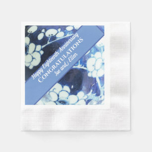 Servilleta De Papel Decimoctavo Aniversario Boda