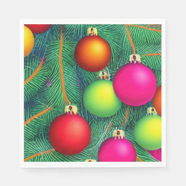 Servilleta De Papel Deck the Halls (Anverso)