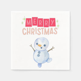 Servilleta De Papel Deck the Halls: Feliz Navidad Alegre"