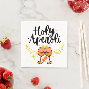 Servilleta De Papel Declaración Holy Aperoli Ingeniosa Tendencia Apero