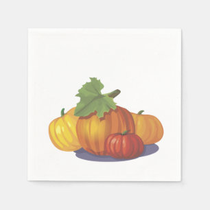 Servilleta De Papel Decoración de calabazas