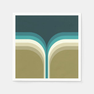 Servilleta De Papel Decoración de doble arco estilo retro