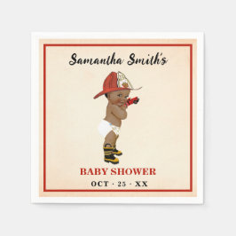 Servilleta De Papel Decoración de Fiesta de Baby Shower para bomberos