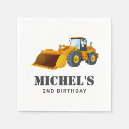 Servilleta De Papel Decoración de la fiesta de cumpleaños del camión d