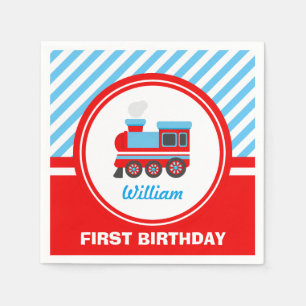Servilleta De Papel Decoración de la fiesta de cumpleaños del tren C