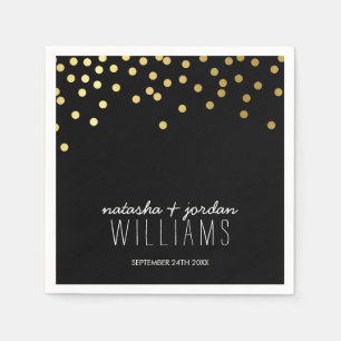 Servilleta De Papel DECORACIÓN DE LA MESA boda manchas de confeti ador