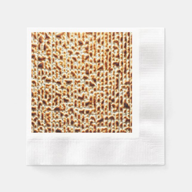 Servilleta De Papel Decoración de la Pascua Matzah Placas de papel (Anverso)
