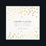 Servilleta De Papel DECORACIÓN DE MESA boda manchas de confeti adorabl<br><div class="desc">NOTE que el oro brillante es una imagen impresaUn diseño super lindo y moderno con mi popular patrón de confeti spot para crear NAPKINS a juego para tu recepción. Configurar como plantilla es sencillo para usted agregar sus propios detalles, o pulsar el botón personalizar y puede añadir o cambiar texto,...</div>