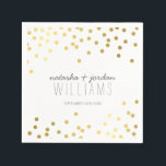 Servilleta De Papel DECORACIÓN DE MESA boda manchas de confeti adorabl<br><div class="desc">NOTE que el oro brillante es una imagen impresaUn diseño super lindo y moderno con mi popular patrón de confeti spot para crear NAPKINS a juego para tu recepción. Configurar como plantilla es sencillo para usted agregar sus propios detalles, o pulsar el botón personalizar y puede añadir o cambiar texto,...</div>
