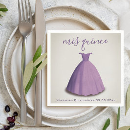 Servilleta De Papel Decoración de mesa de Quinceañera mis membrillos d