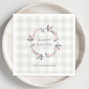 Servilleta De Papel Decoración de mesa para fiesta de Pascua con flore